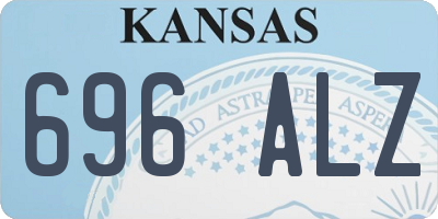 KS license plate 696ALZ