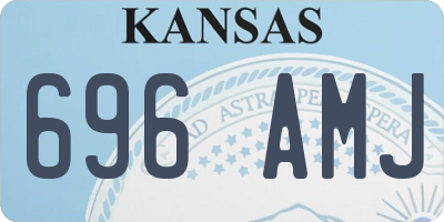 KS license plate 696AMJ