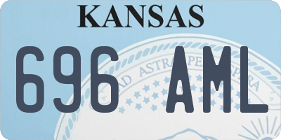 KS license plate 696AML