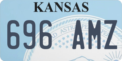 KS license plate 696AMZ