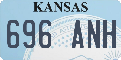 KS license plate 696ANH