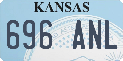 KS license plate 696ANL