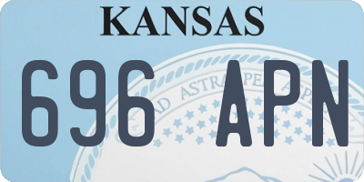 KS license plate 696APN