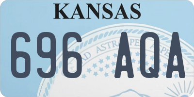 KS license plate 696AQA