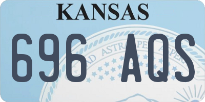 KS license plate 696AQS