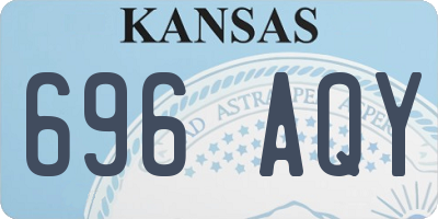 KS license plate 696AQY