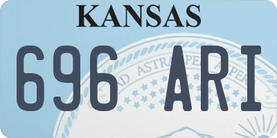 KS license plate 696ARI