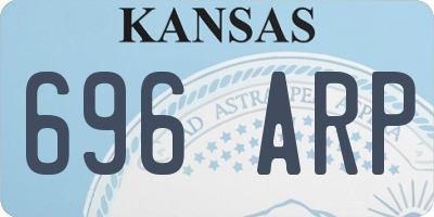 KS license plate 696ARP