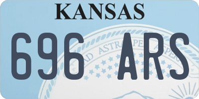 KS license plate 696ARS