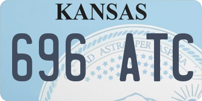 KS license plate 696ATC