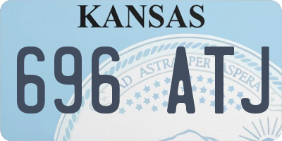 KS license plate 696ATJ