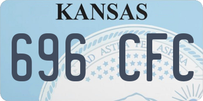 KS license plate 696CFC