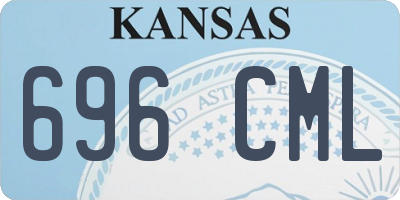 KS license plate 696CML