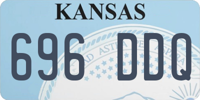 KS license plate 696DDQ