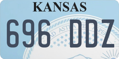 KS license plate 696DDZ