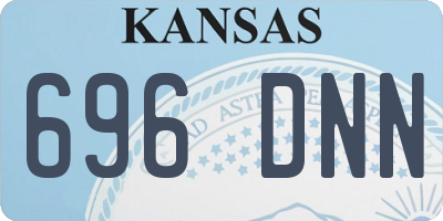 KS license plate 696DNN