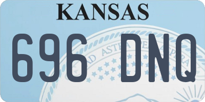 KS license plate 696DNQ