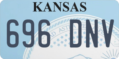 KS license plate 696DNV