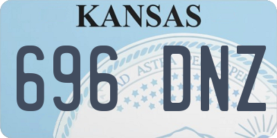 KS license plate 696DNZ