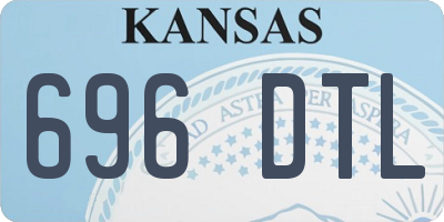 KS license plate 696DTL