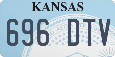 KS license plate 696DTV