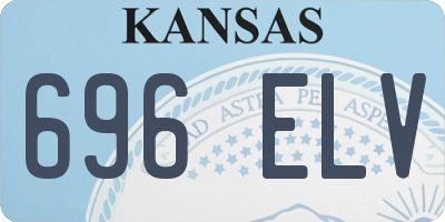 KS license plate 696ELV