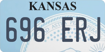 KS license plate 696ERJ