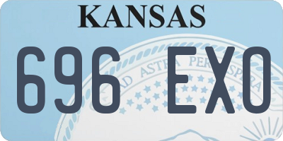 KS license plate 696EXO