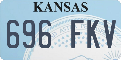 KS license plate 696FKV