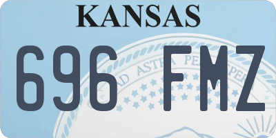 KS license plate 696FMZ