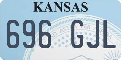 KS license plate 696GJL