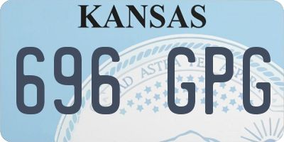 KS license plate 696GPG