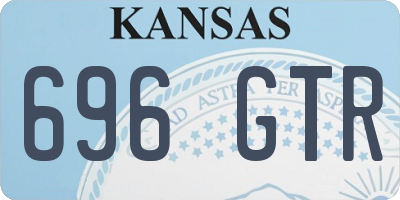 KS license plate 696GTR