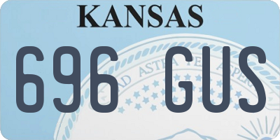 KS license plate 696GUS