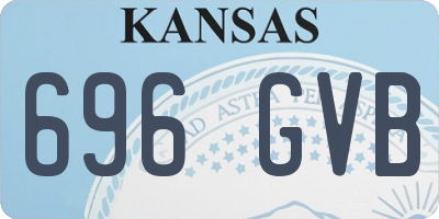 KS license plate 696GVB