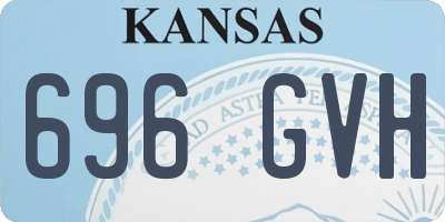 KS license plate 696GVH