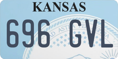KS license plate 696GVL