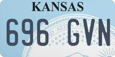 KS license plate 696GVN