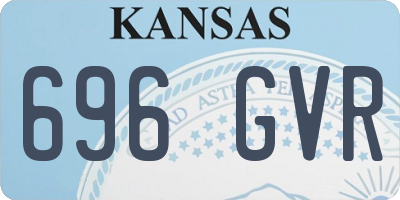 KS license plate 696GVR
