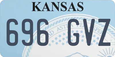 KS license plate 696GVZ
