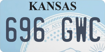 KS license plate 696GWC