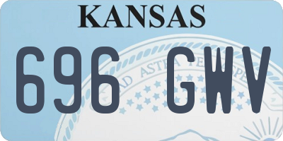 KS license plate 696GWV