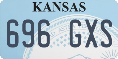 KS license plate 696GXS
