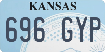 KS license plate 696GYP