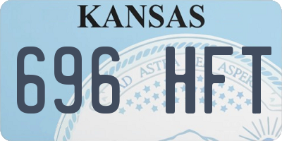 KS license plate 696HFT