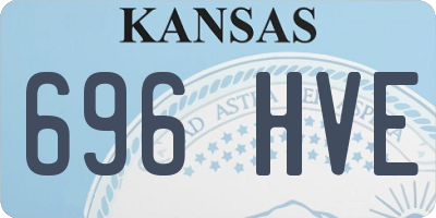 KS license plate 696HVE