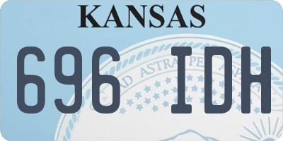 KS license plate 696IDH
