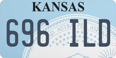 KS license plate 696ILD