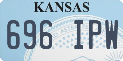 KS license plate 696IPW