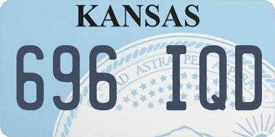 KS license plate 696IQD